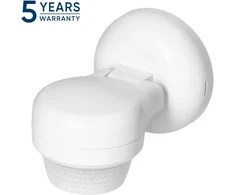 Orno Czujnik 360 laipsnių judesio jutiklis, IP65, 1200 W, maks. veikimo nuotolis 24 m, baltas