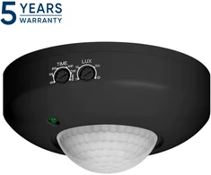 Orno Judesio jutiklis PIR 360°, 1200 W, juoda
