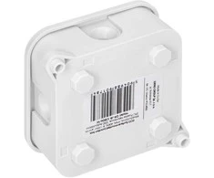 Orno Jungiamosios dėžutės ECO IP44 400V 4 guminės riebokšlės 85x85x35mm balta 60 vnt.