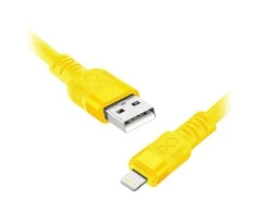 Orno Kabelis USB-A - „Lightning eXc WHIPPY Pro“ laidas, 0,9 m, 12 W, greitas įkrovimas, neoninės spalvos