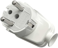 Orno Kampinis kištukas Uni-Schuko 16A, 230V, baltas, 24 vnt