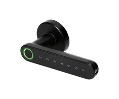 Orno Klamka Kombinuota durų rankena su jutikliniu klaviatūra ir išmaniąja funkcija – pirštų atspaudų skaitytuvas, „Bluetooth 4.0“, juoda