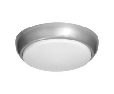 Lubinis šviestuvas Orno KOKO šviestuvas 2xE27, 2x40W, sidabro-polipropileno, matinis gaubtas-polikarbonato, IP44, IK10