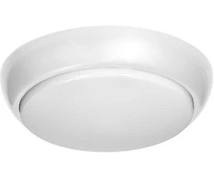 Lubinis šviestuvas Orno KOKO šviestuvas 2xE27 su mikrobangų judesio jutikliu, 2x40W, baltas polipropilenas, matinis polikarbonato gaubtas, IP44, IK10