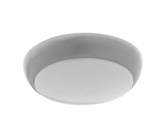 Lubinis šviestuvas Orno KOKO LED šviestuvas su PIR judesio jutikliu, 12W, 3000K, 1100lm, sidabras-polipropilenas, matinis dangtelis-polikarbonatas, IP44, IK10