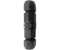 Orno Konektor Tiesus kabelinis jungiklis su greito prijungimo jungtimi IP68 MINI 2x1.5mm2, 400V/16A,