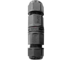 Konektor Tiesus kabelinis jungiklis su greito prijungimo jungtimi IP68, 3x4mm2, 400V/20A