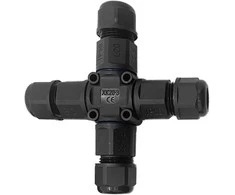 Orno Konektor Keturgubas X tipo skirstytuvas su greita jungtimi, IP68, 3x4mm2, 400V/16A