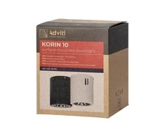 Sieninis šviestuvas Orno KORIN 10, įleidžiamas šviestuvas, 60 W, E27, plienas, baltas