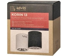 Lubinis šviestuvas Orno KORIN 13, apatinis šviestuvas, 60W, E27, plieno, juodas