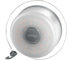 Lampka Kempingo lempa su girlianda, 80/200lm, 2000mAh, 3000K, 8m