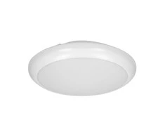Orno LAPIS LED 12W, lubinis šviestuvas su mikrobangų judesio jutikliu, 800lm, IP65, 4000K, IK10, matinis polikarbonatas, baltas