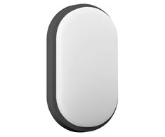 Sieninis šviestuvas Orno NEFRYT LED 10W, sodo šviestuvas, 800lm, IP54, 4000K, juodas