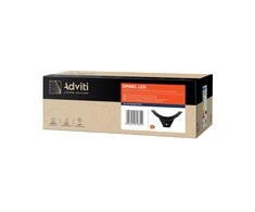 Sieninis šviestuvas Orno SPINEL LED 10W, sodo šviestuvas su 140° judesio jutikliu, 800lm, IP54, 4000K, IK10, juodas
