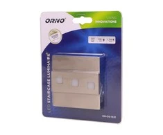Orno LEPUS LED 1.2W, paviršinis laiptų šviestuvas, 12V DC, 100lm, 6000K, satinas
