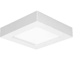 Orno LETI LED 12W, įleidžiamas šviestuvas, paviršinio montavimo, kvadratinis, 800lm, 3000K, baltas, su integruotu LED maitinimo šaltiniu
