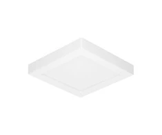 Lubinis šviestuvas Orno LETI LED 18W, įleidžiamas šviestuvas, paviršinio montavimo, kvadratinis, 1500lm, 3000K, baltas, su integruotu LED maitinimo šaltiniu