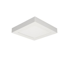 Lubinis šviestuvas Orno LETI LED 24W, oprawa downlight, natynkowa, kwadratowa, 2000lm, 4000K, balta, įmontuotas maitinimo šaltinis LED