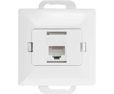 Gniazdo Baltas RJ45 Cat5 lizdas Pearl, RJ45-5CAT/P1
