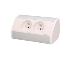 Orno Lizdas Baldinis lizdas 2x2P+Z, baltas ir sidabrinis