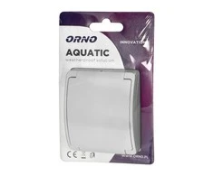 Orno Lizdas Lizdas 2P+Z AQUATIC, IP44, baltas