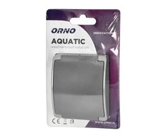 Orno Lizdas Lizdas 2P+Z AQUATIC, IP44, grafito pilkos spalvos