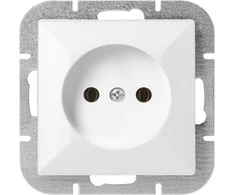 Gniazdo Lizdas Lizdas su išėjimu 2P Pearl, 16A, 250V, PT-15P, baltas