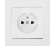 Gniazdo Lizdas Lizdas su 2P+Z, Malta, 16A, 250V, PT-16M, baltas