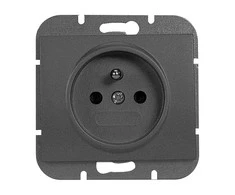 Gniazdo Lizdas Lizdas su 2P+Z Onyx, 16A, 250V, PT-16O, juodas