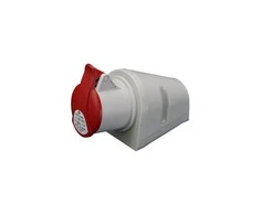Orno Lizdas kampinis SEZ, 5x32A, IP44, 400V, Pilkas/Raudonas