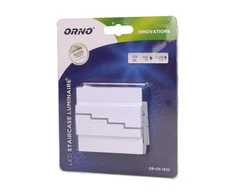 Orno LYNX LED 1.2W, paviršinis laiptinės šviestuvas, 12V DC, 100lm, 3000K, baltas
