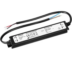 Zasilacz Maitinimo šaltinis LED maitinimo šaltinis IP44, hermetiškas, plonas, 24V, 60W, metalinis korpusas