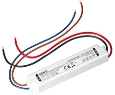 Zasilacz Maitinimo šaltinis LED maitinimo šaltinis, IP67, hermetiškas, 24V, 18W, plastikinis korpusas