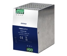 Orno Pramoninis maitinimo šaltinis, DIN bėgiui, 24VDC, 20A, 480W, metaliniame korpuse