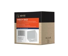Lubinis šviestuvas Orno MEGY DLS GU10 įleidžiamas šviestuvas, max 7W, IP54, kvadratinis, baltas, aliuminio