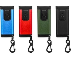 Mini COB LED žibintuvėlis/raktų pakabukas, 150lm, 180mAh, 5500K, spalvų mišinys