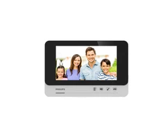 Orno Philips WelcomeEye AddComfort monitorius, skirtas išplėsti WelcomeEye Comfort seriją, 7 colių ekranas, vartų valdymas, domofonas
