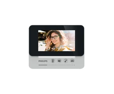 Orno „Philips WelcomeEye AddCompact“ monitorius, skirtas išplėsti „WelcomeEye Compact“ serijos rinkinius, 4,3 colio ekranas, vartų valdymas, domofonas