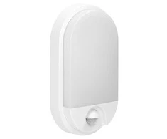 Sieninis šviestuvas Orno NEFRYT LED 15W, sodo šviestuvas su judesio jutikliu, 1100lm, IP54, 4000K, baltas