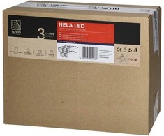 Orno NELA rinkinys iš 5 LED lempučių po korpusu, 4x2W+7.5W, 4000K, su USB, balta