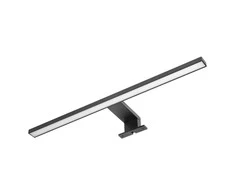 Lubinis šviestuvas Orno NORTES LED 12W, veidrodinis šviestuvas, 900lm, 4000K, ilgis 50 cm, aliuminis, juodas