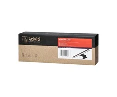 Lubinis šviestuvas Orno NORTES LED 5W, veidrodinė lempa, 320lm, 4000K, ilgis 30 cm, plastikinė, juoda