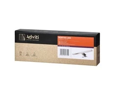 Sieninis šviestuvas Orno NORTES LED 5W, veidrodinė lempa, 320lm, 4000K, ilgis 30 cm, plastikinė, sidabrinė