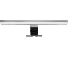 Sieninis šviestuvas Orno NORTES LED 5W, veidrodinė lempa, 320lm, 4000K, ilgis 30 cm, aliuminis, sidabrinė