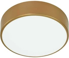 Orno OVO lubinis šviestuvas 2xE27 su mikrobangų judesio jutikliu, 2x24W, auksinis plienas, matinis stiklo gaubtas, IP20, ? 300