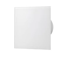 Orno Panel Stiklinis skydelis ventiliatoriams ir grotelėms, matinės baltos spalvos
