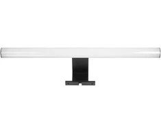 Sieninis šviestuvas Orno PEEGEL LED 6W, veidrodinis šviestuvas, 540lm, 4000K, ilgis 40 cm, plastikas + akrilas, juodas