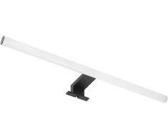 Sieninis šviestuvas Orno PEEGEL LED 9W, veidrodinis šviestuvas, 810lm, 4000K, ilgis 60 cm, plastikas + akrilas, juodas