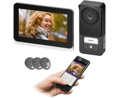Orno „Philips WelcomeEye Connect 3“ vaizdo domofono komplektas, 2 laidų, 7 colių „Wi-Fi“, jutiklinis ekranas, 3K, RFID