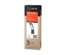Sieninis šviestuvas Orno Piryt PYRYT LED 10W, sodo šviestuvas su judesio jutikliu 140°, 800lm, IP54, 4000K, pilkas
